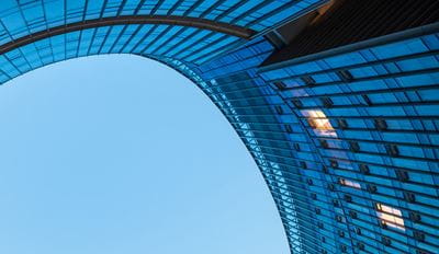 Modern glass architecture