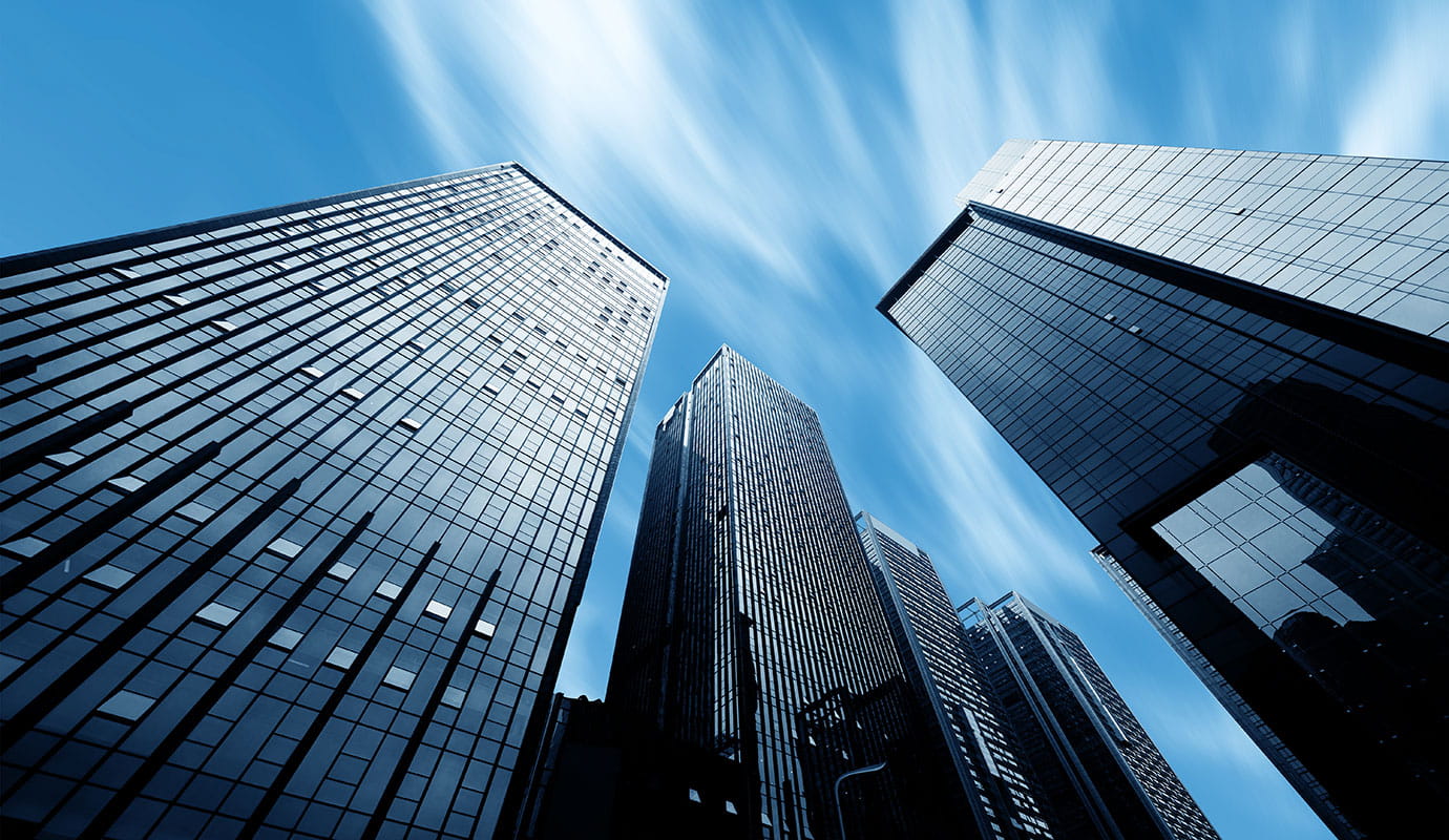 Skyscrapers and clear sky