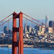 San Francisco bridge and buildings