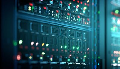 Server in datacenter.