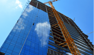 external tower crane